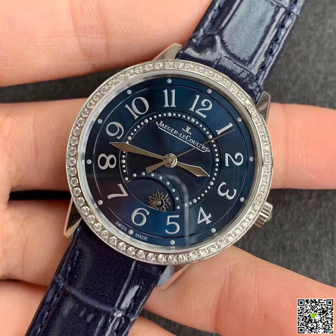 Jaeger LeCoultre Rendez Vous 3448480 ZF Factory Diamond Blue Dial