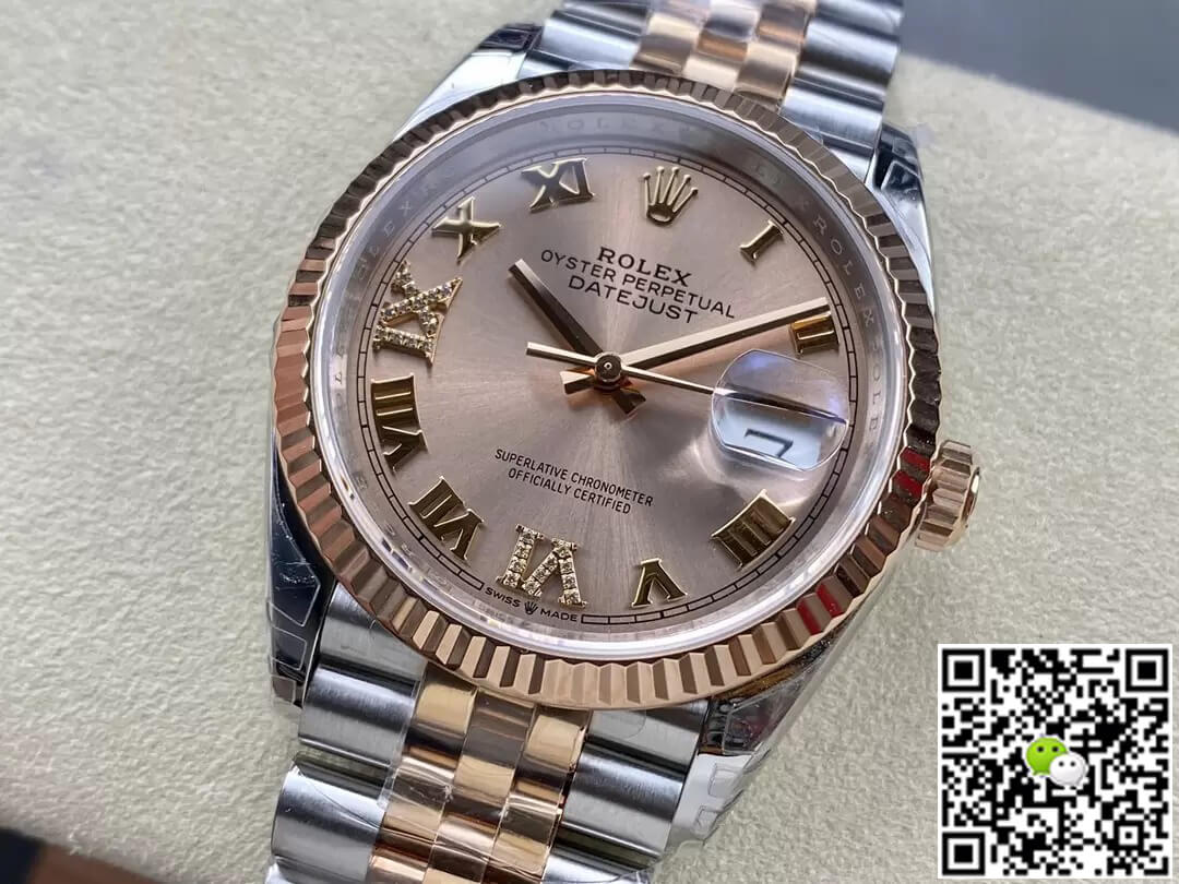 Rolex Datejust M126231-0027 36MM VS Factory Rose Gold