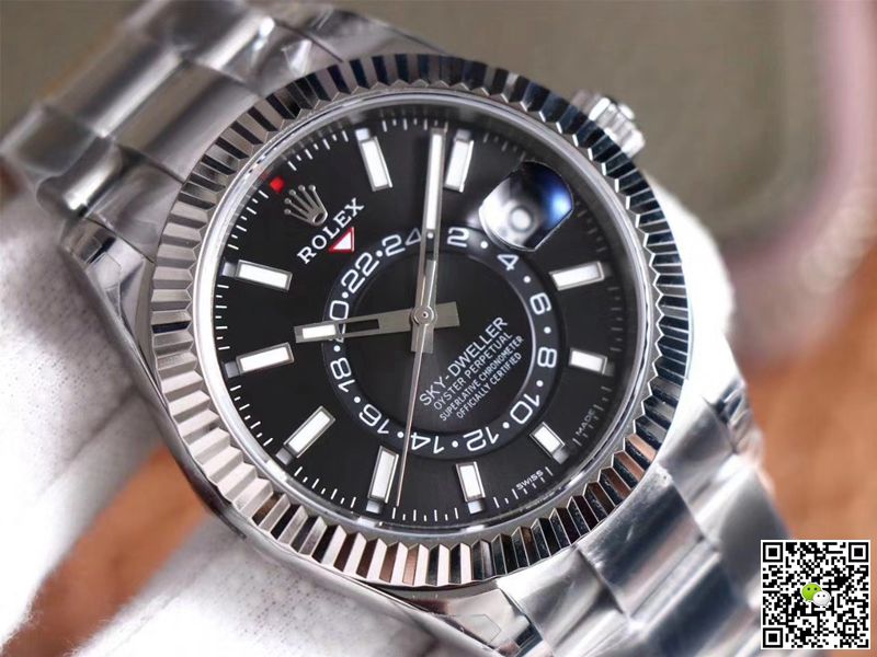 Rolex Sky Dweller M326934-0005 Noob Factory Black Dial
