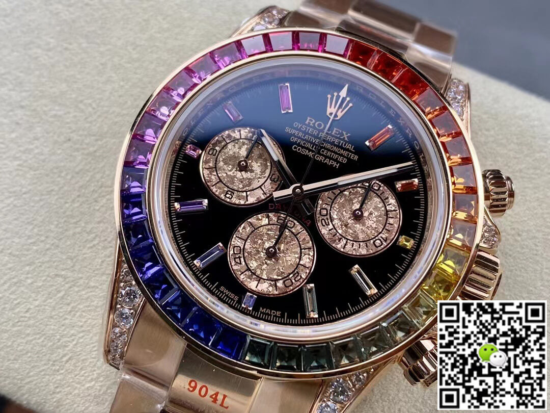 Rolex Daytona 116595 RBOW IPK Factory Rose Gold