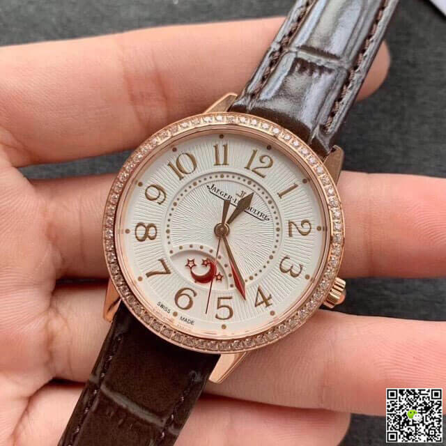 Jaeger LeCoultre Rendez Vous 3442440 ZF Factory Rose Gold Silver Dial