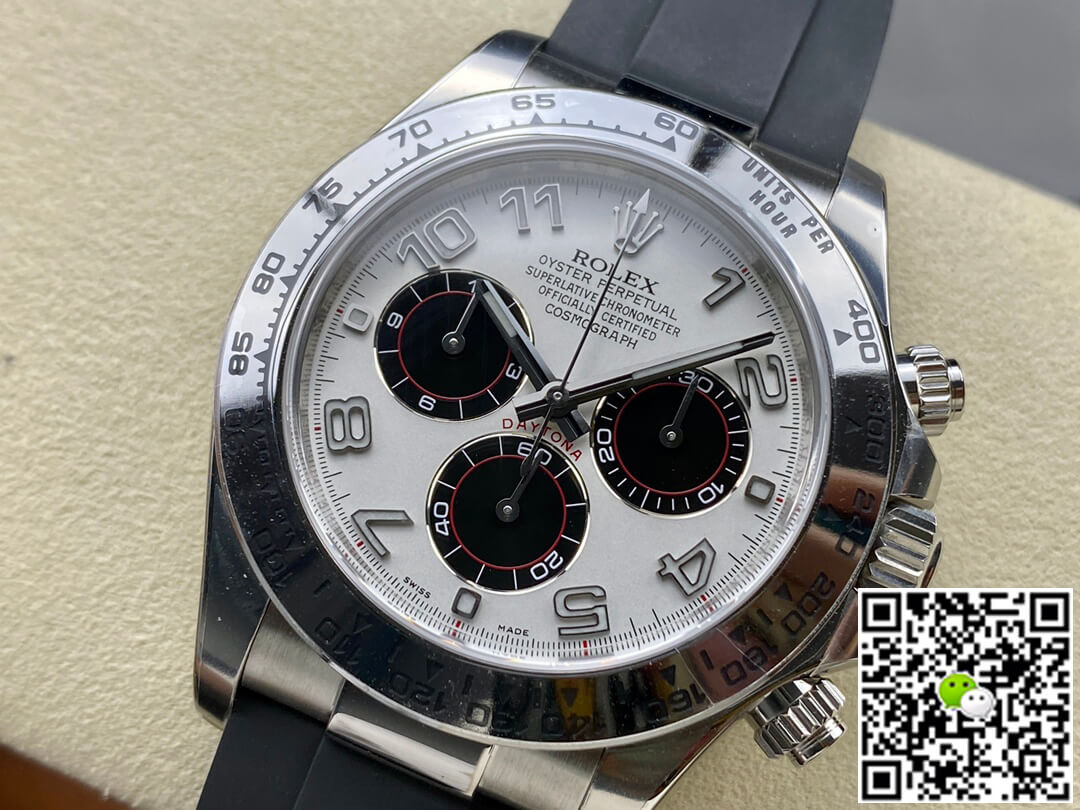 Rolex Cosmograph Daytona 116519 Clean Factory Silvery White Dial