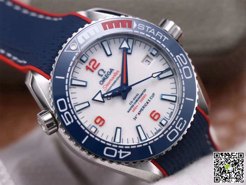 Omega Seamaster Planet Ocean 36th America’s Cup Limited Edition VS Factory White Dial