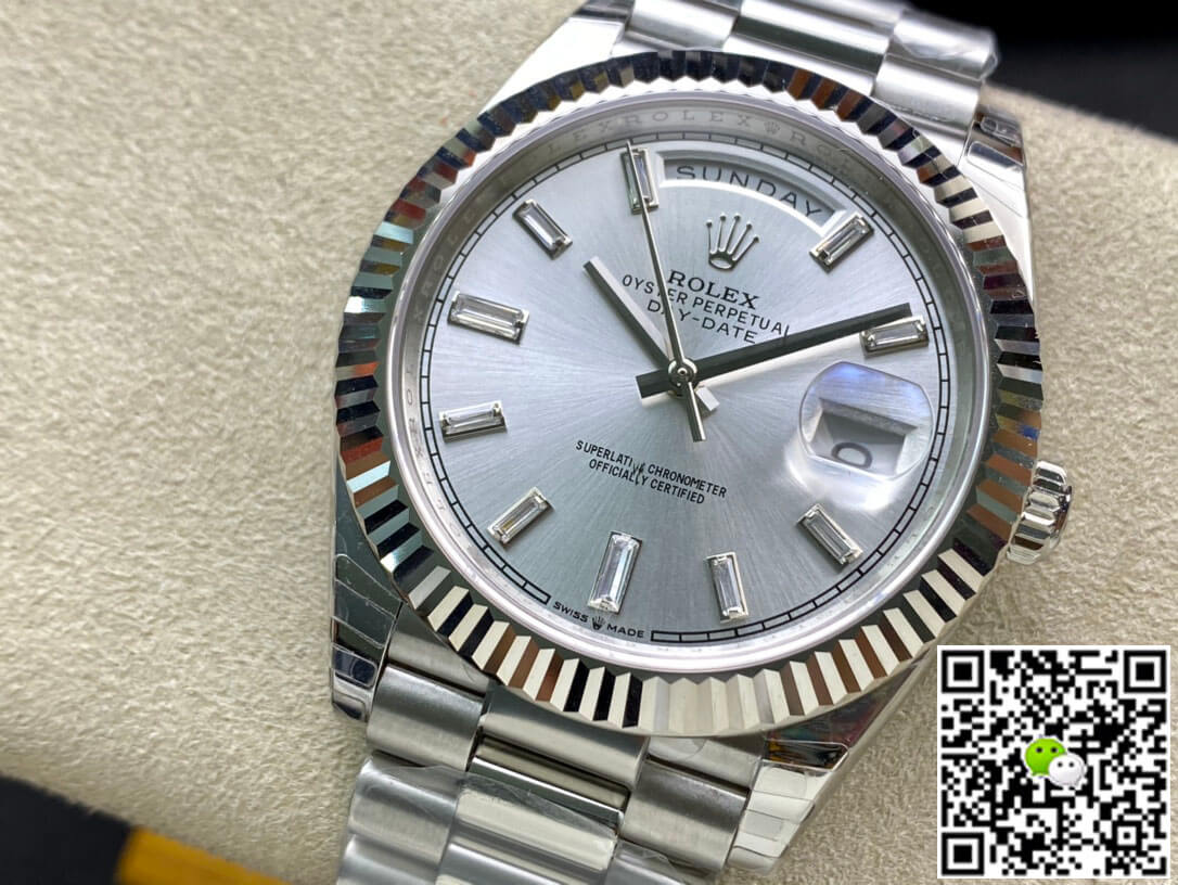 Rolex Day Date M228239-0003 EW Factory Silver Dial