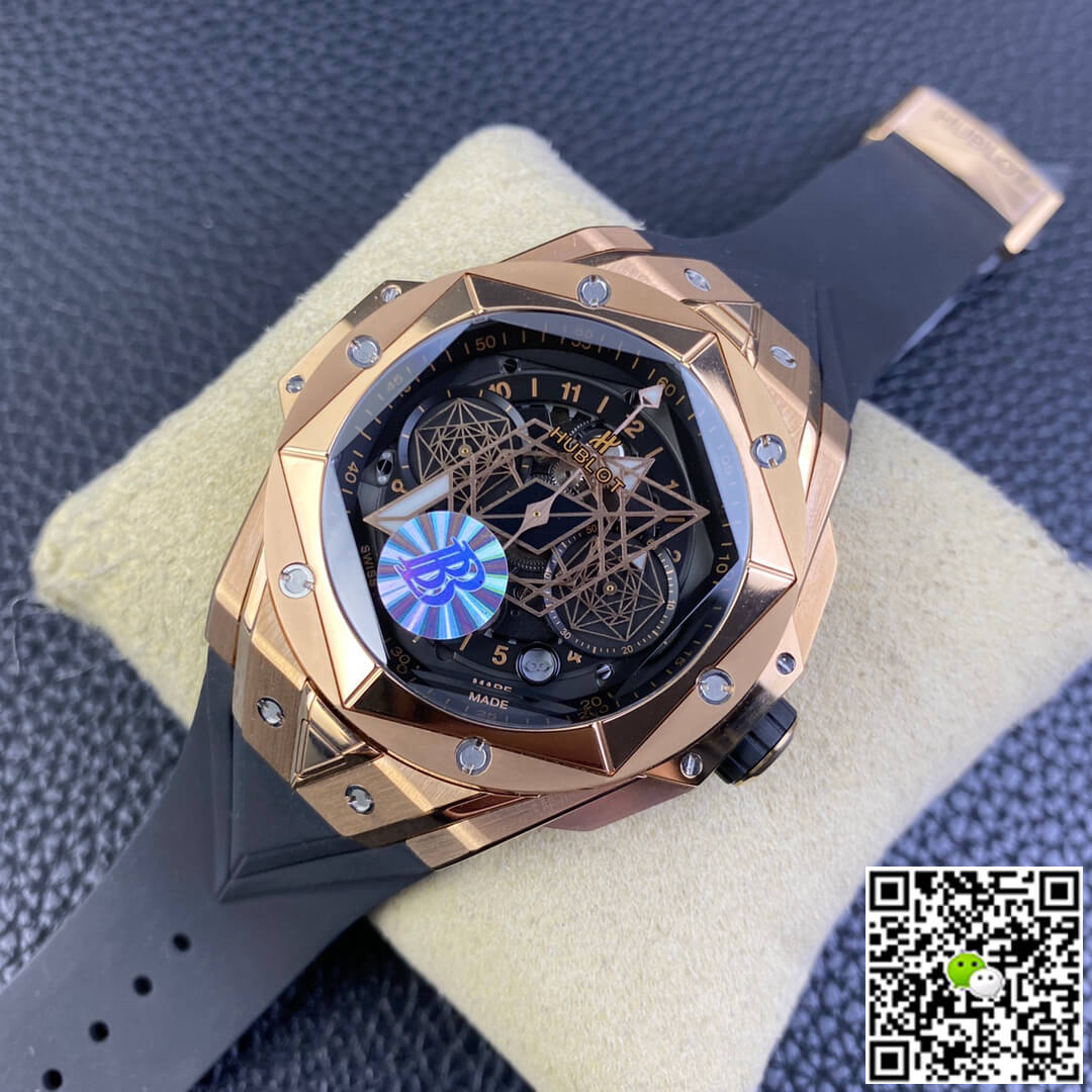 Hublot Big Bang Sang Bleu II 418.OX.1108.RX.MXM19 BB Factory Rubber Strap