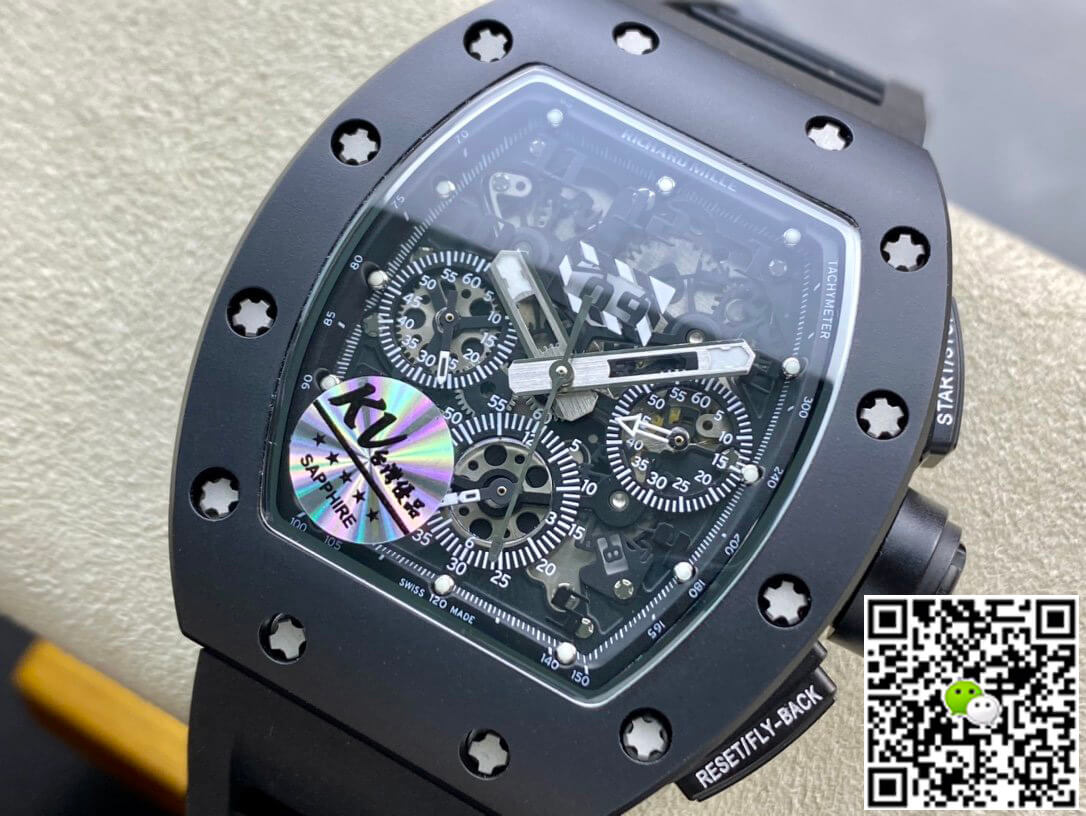 Richard Mille RM011 KV Factory Ceramic Black Case