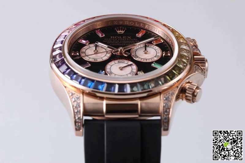 Rolex Daytona 116595RBOW BL Factory Rose Gold
