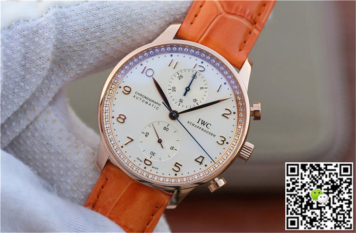 IWC Portuguese ZF Factory Orange Cowhide Strap