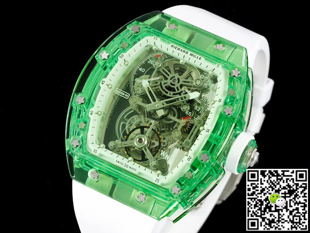 Richard Mille RM 56-01 Tourbillon RM Factory Green Transparent Case