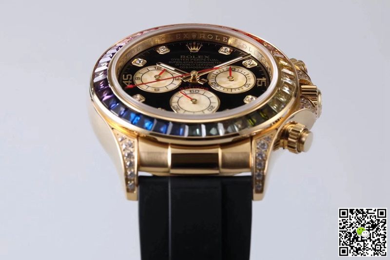 Rolex Daytona 116598RBOW BL Factory Yellow Gold