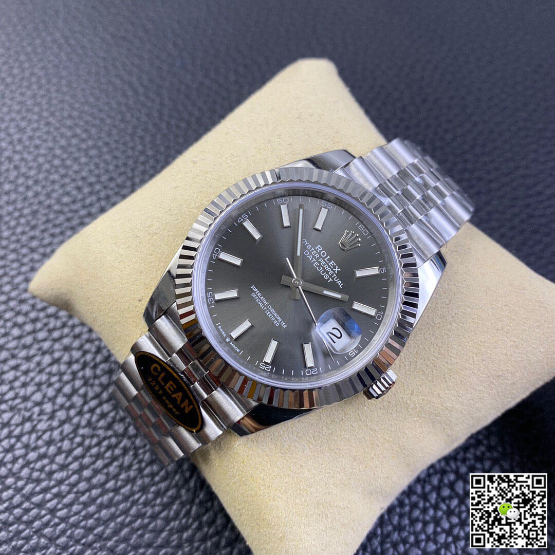 Rolex Datejust M126334-0014 Clean Factory Grey Dial 904L Stainless Steel