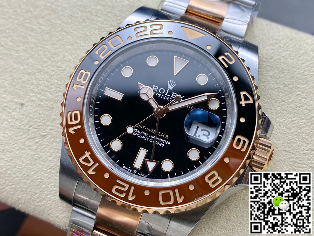 Rolex GMT Master II M126711chnr-0002 Clean Factory Rose Gold