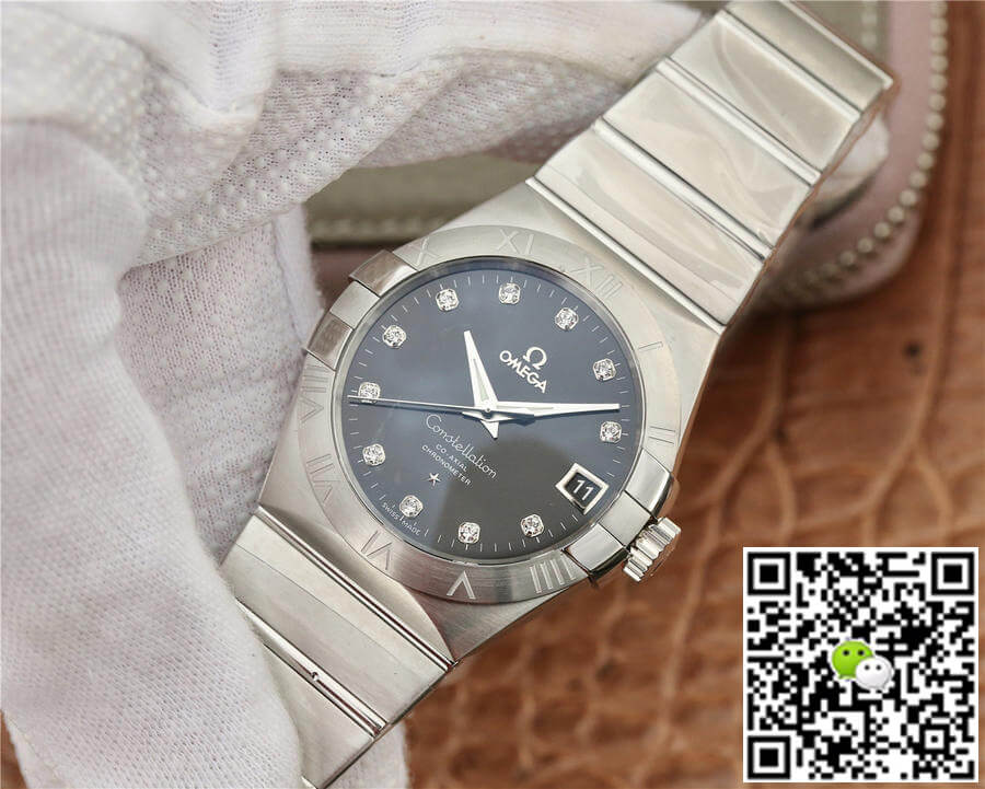 Omega Constellation 123.10.38.21.51.001 VS Factory Diamond-set Dial