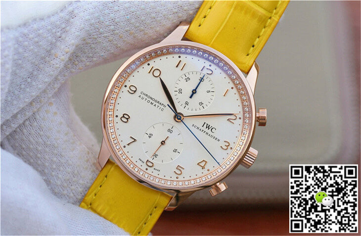 IWC Portuguese ZF Factory Yellow Cowhide Strap