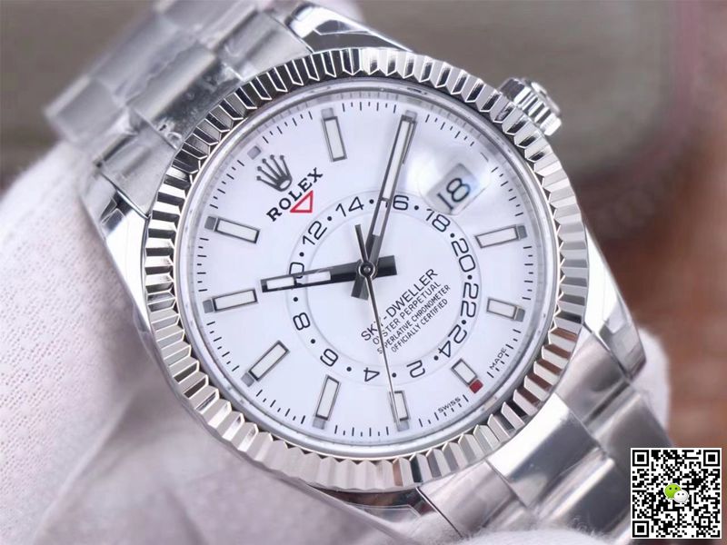Rolex Sky Dweller M326934-0001 Noob Factory White Dial