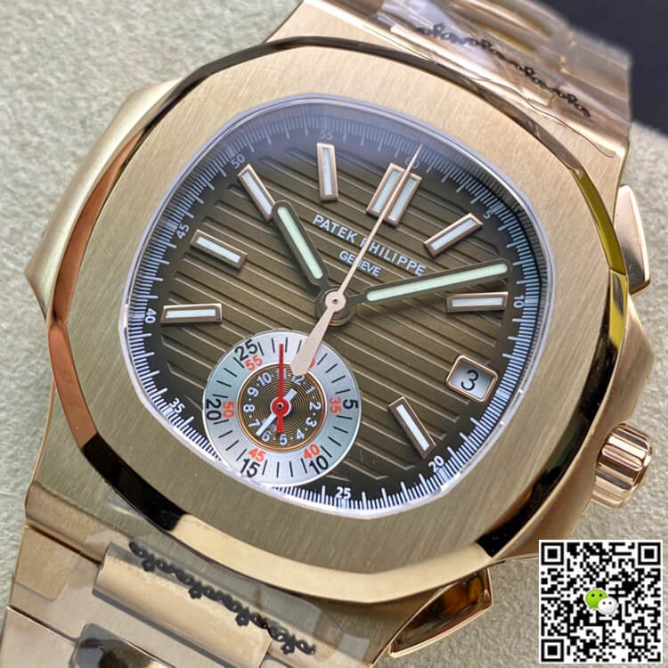 Patek Philippe Nautilus 5980-1R 3K Factory V2 Rose Gold