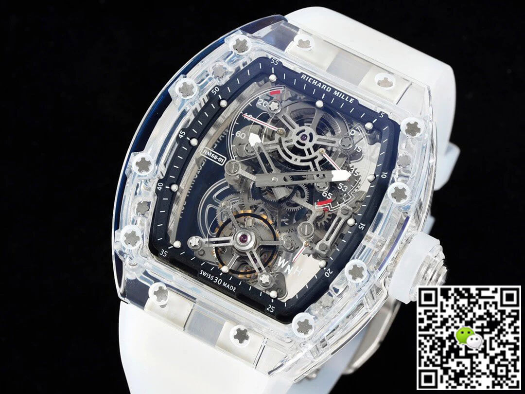 Richard Mille RM 56-01 Tourbillon RM Factory Transparent Skeleton Dial