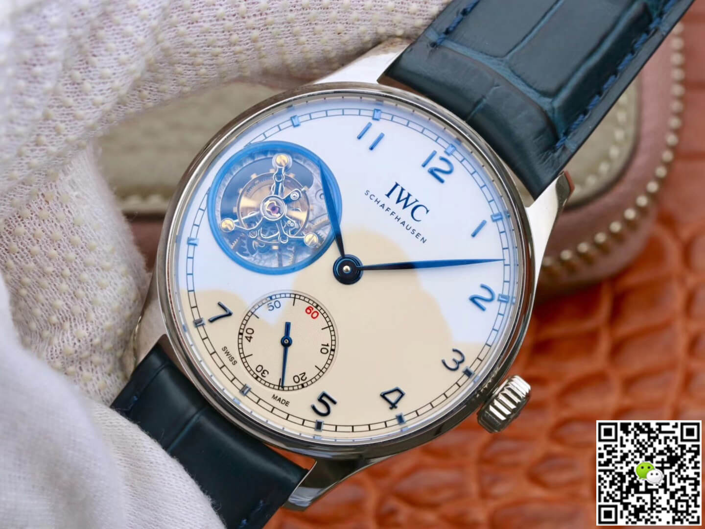 IWC Portuguese Tourbillon ZF Factory Stainless Steel White Dial