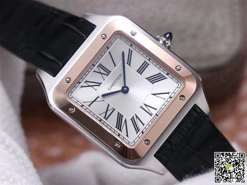 Cartier Santos Dumont W2SA0017 F1 Factory Silver Dial