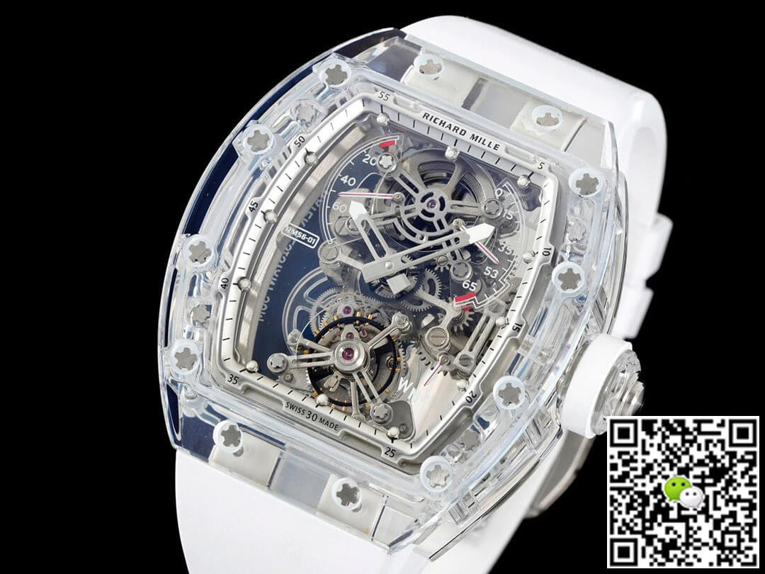 Richard Mille RM 56-01 Tourbillon RM Factory White Rubber Strap