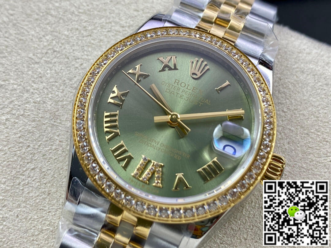 Rolex Datejust M278383RBR-0016 31MM EW Factory Yellow Gold