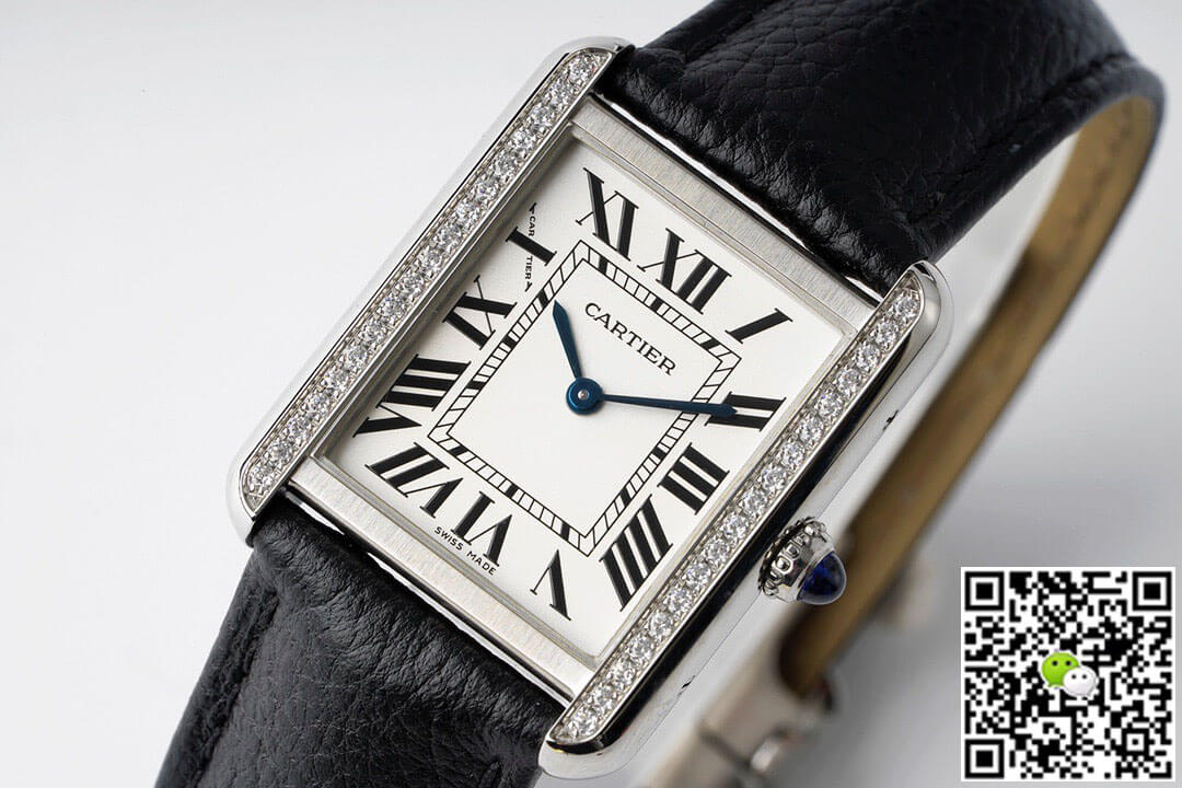 Cartier Tank Quartz AF Factory White Dial