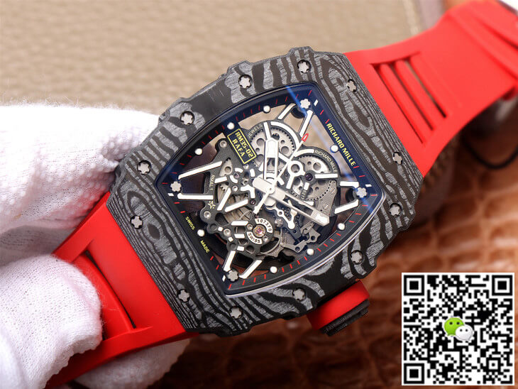Richard Mille RM35-02 ZF Factory Red Rubber Strap