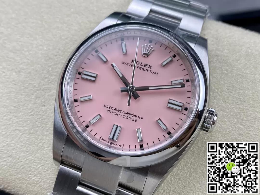 Rolex Oyster Perpetual M126000-0008 36MM Clean Factory Pink Dial