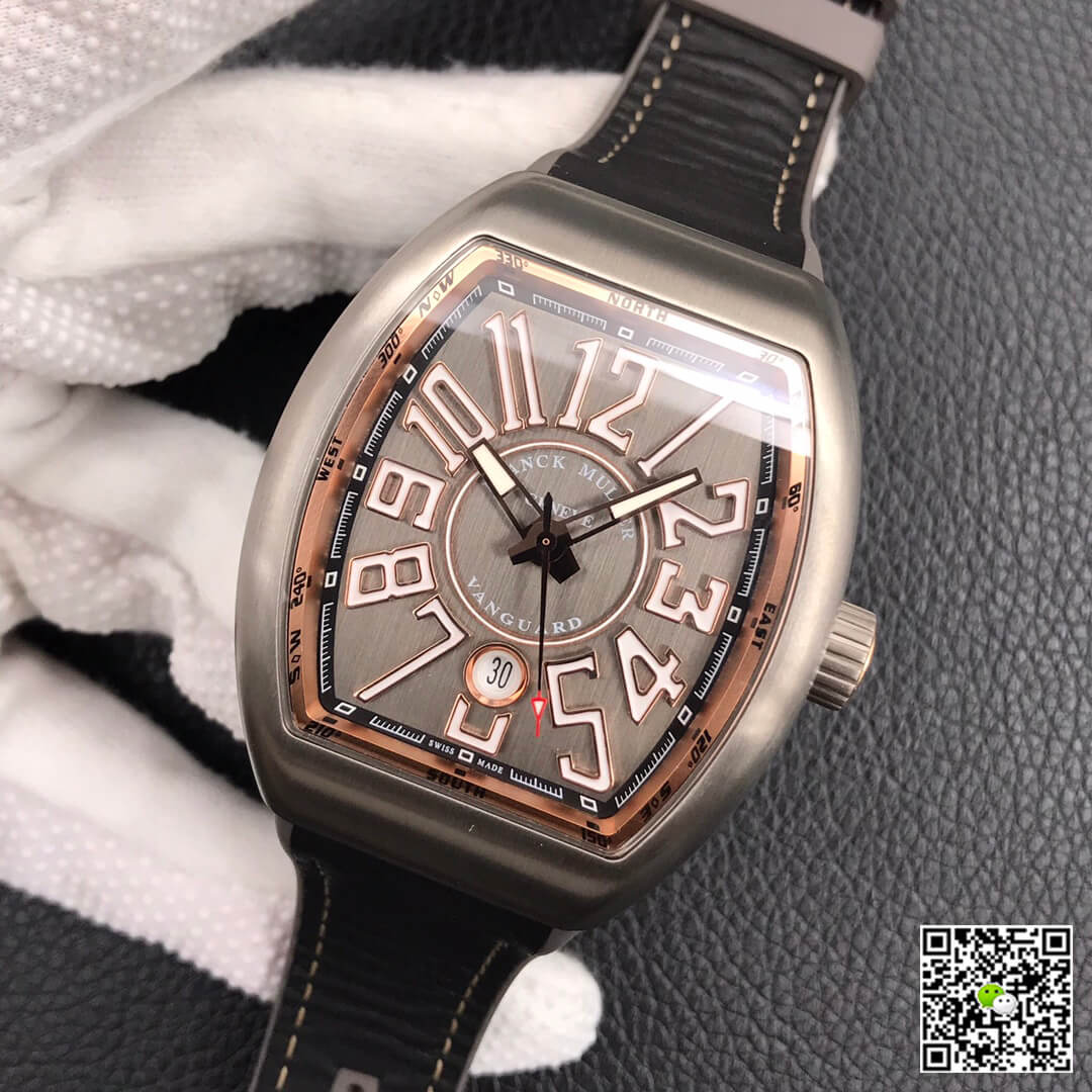 Franck Muller Vanguard V 45 SC DT TT BR 5N ZF Factory Titanium Metal