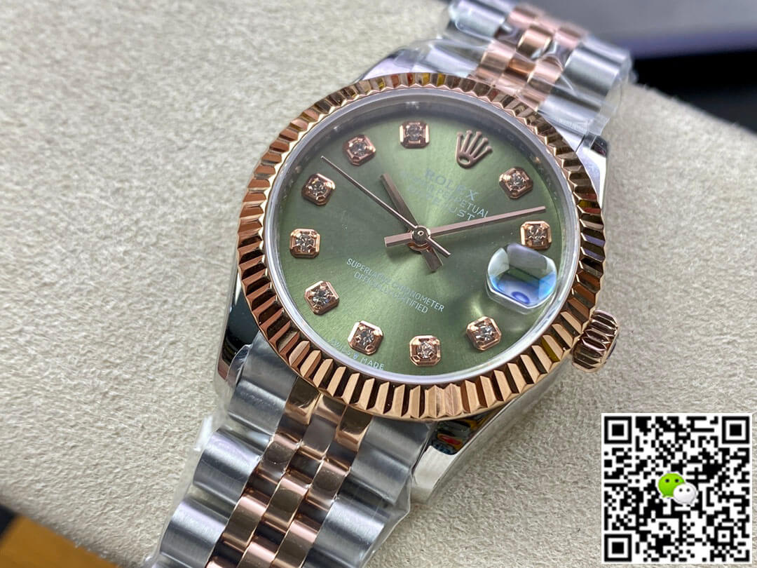 Rolex Datejust 31MM EW Factory Green Dial