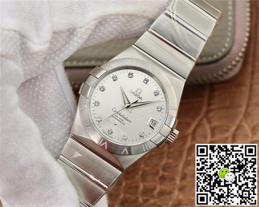 Omega Constellation 123.10.38.21.52.001 VS Factory Silver Dial