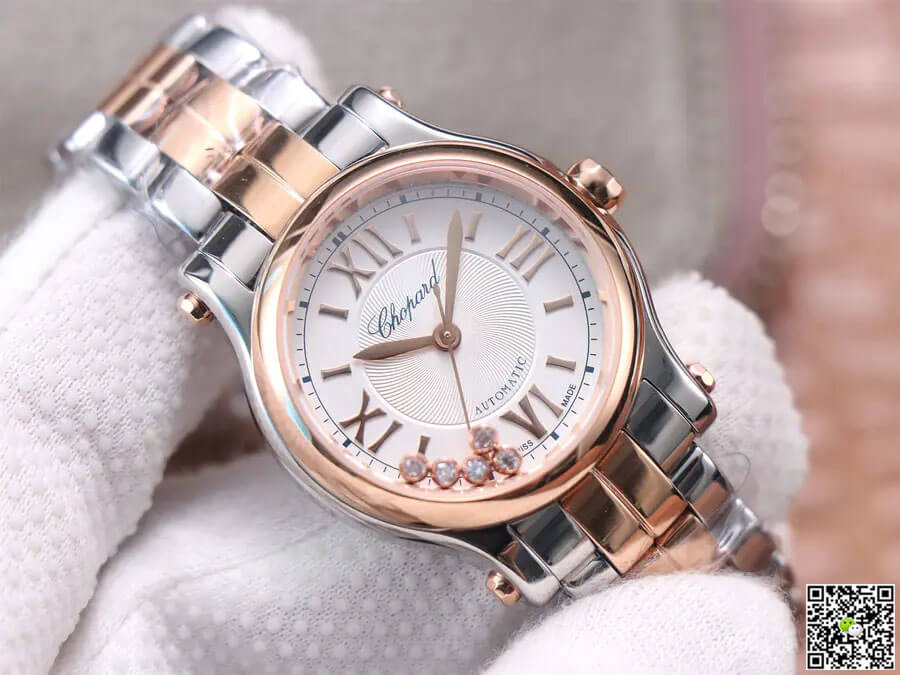 Chopard Happy Diamonds 278573-6014 YF Factory Rose Gold
