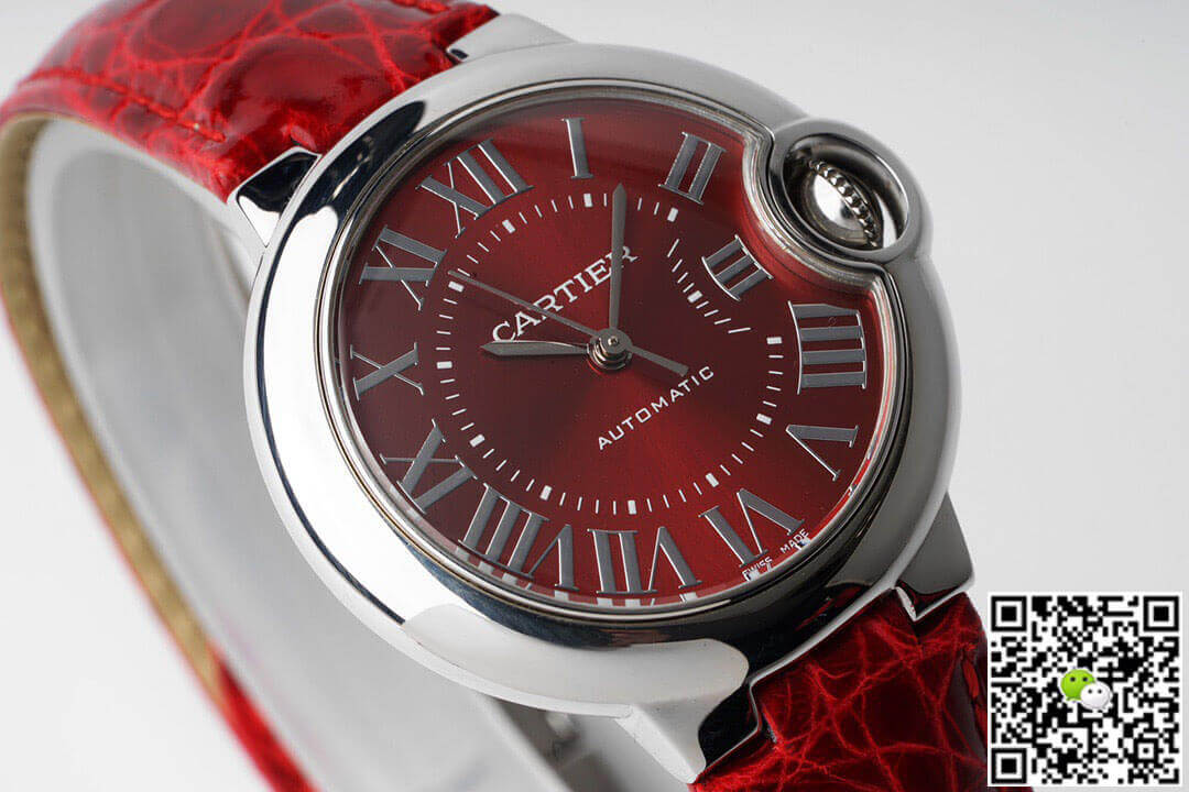 Ballon Bleu De Cartier WSBB0022 33MM AF Factory Red Strap