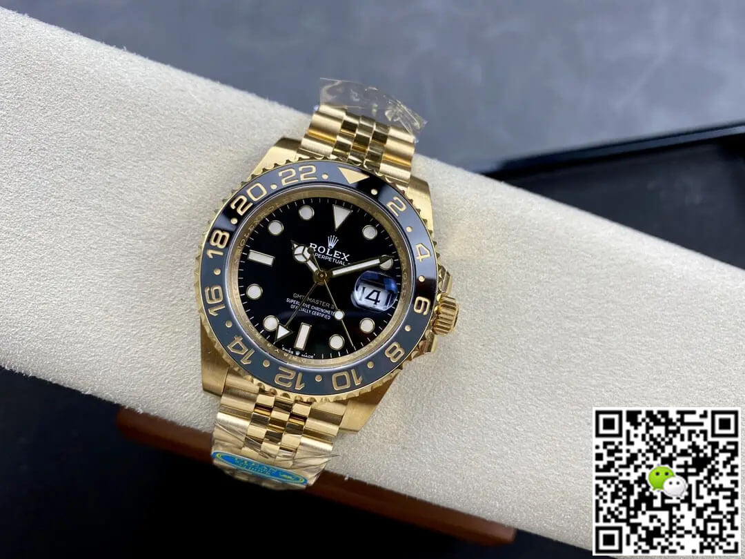 Rolex GMT Master II M126718GRNR-0001 Clean Factory Yellow Gold