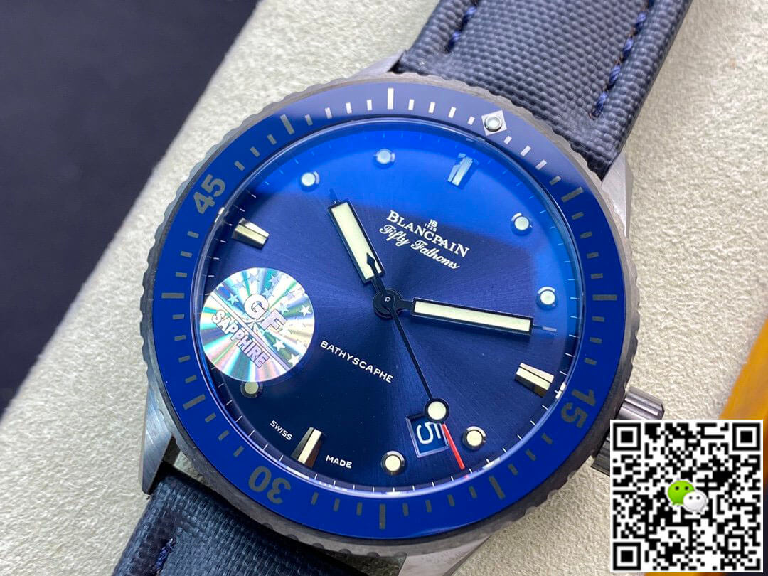Blancpain Fifty Fathoms 5000-0240-O52A GF Factory Blue Bezel