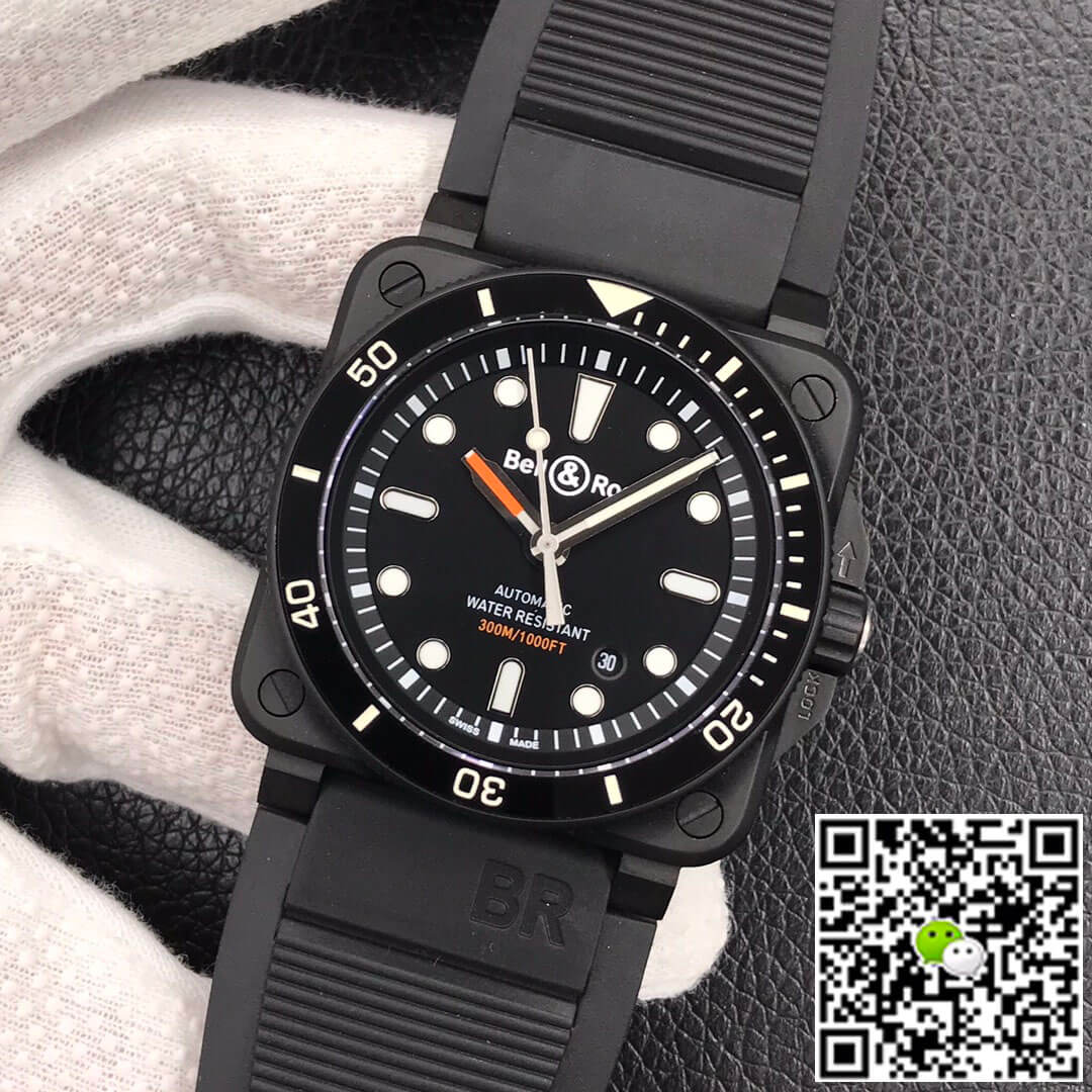 Bell & Ross BR0392-D-BL-CE/SRB Ceramic Case