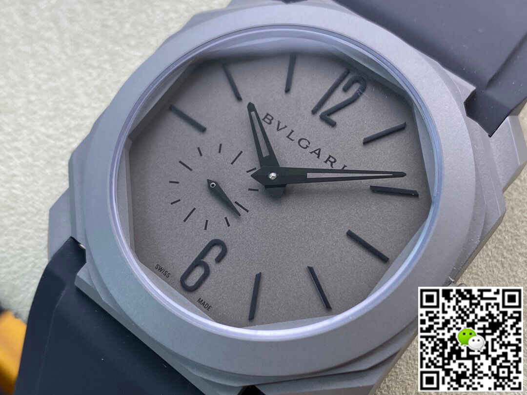 Bvlgari Octo Finissimo BV Factory V2 Rubber Strap