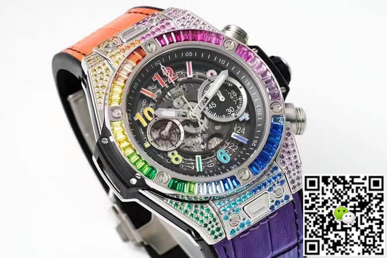 Hublot BIG BANG Unico 411.NX.1117.LR.0999 ZF Factory Coloured Gemstone Dial