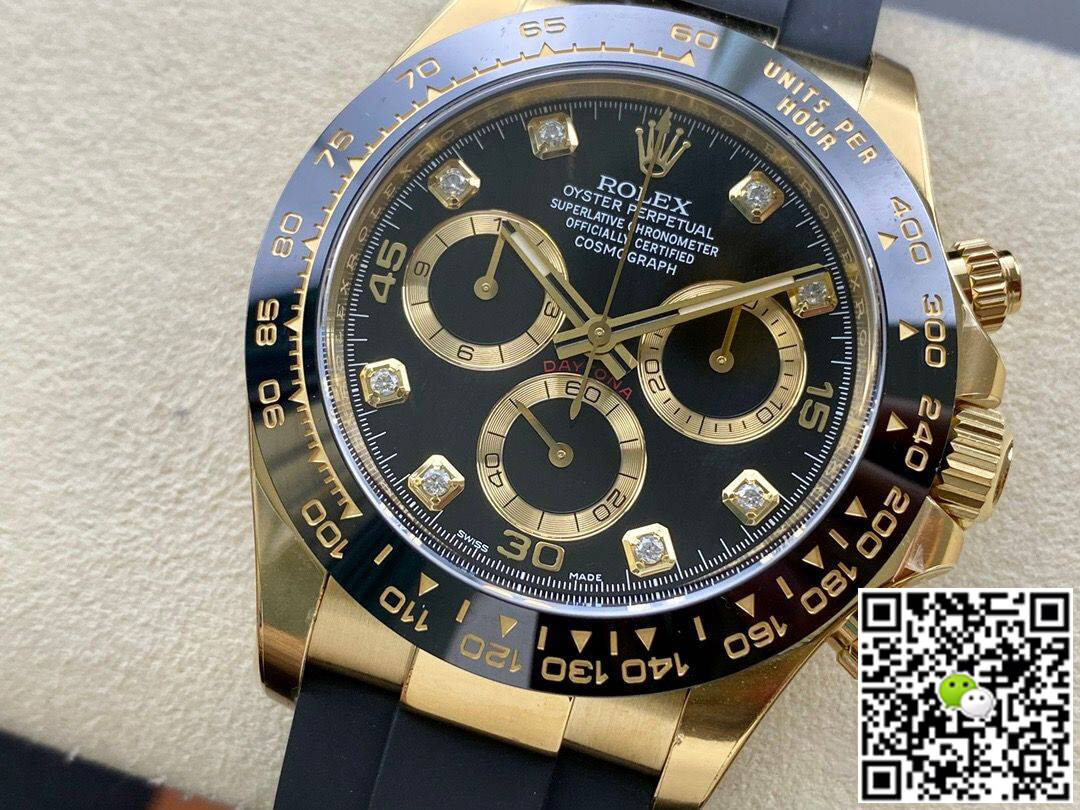Rolex Cosmograph Daytona M116518ln-0078 Clean Factory Rubber Strap