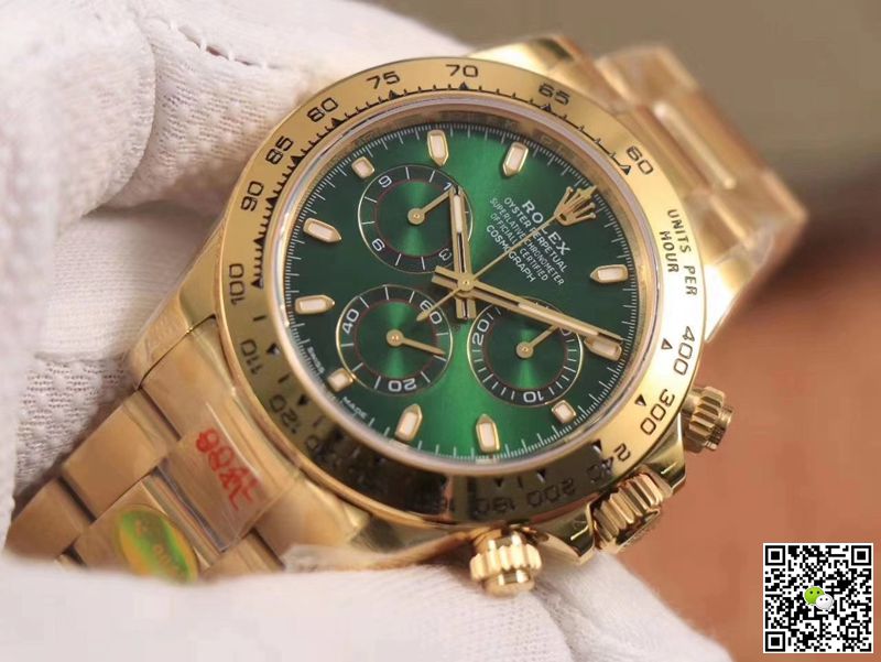 Rolex Daytona M116508-0013 Noob Factory Green Dial 4130 Movement