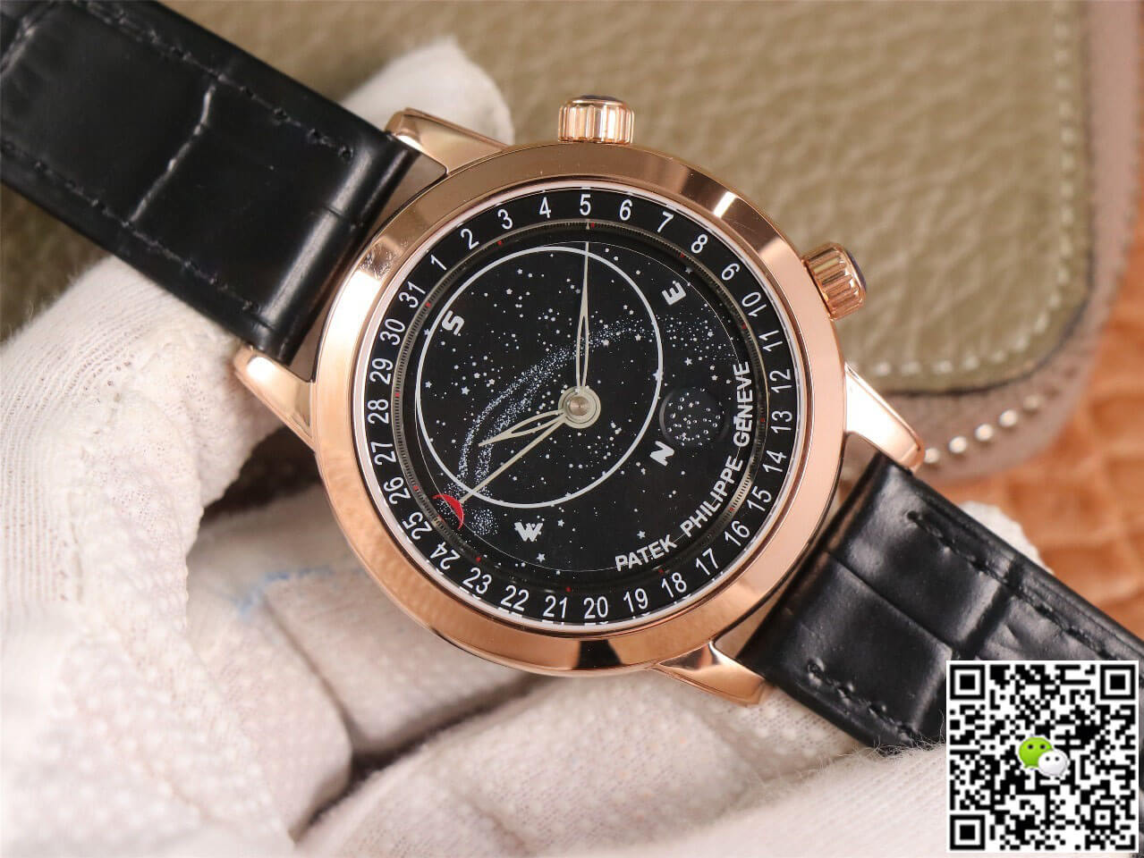 Patek Philippe Grand Complications 6102 TW Factory Rose Gold Black Dial