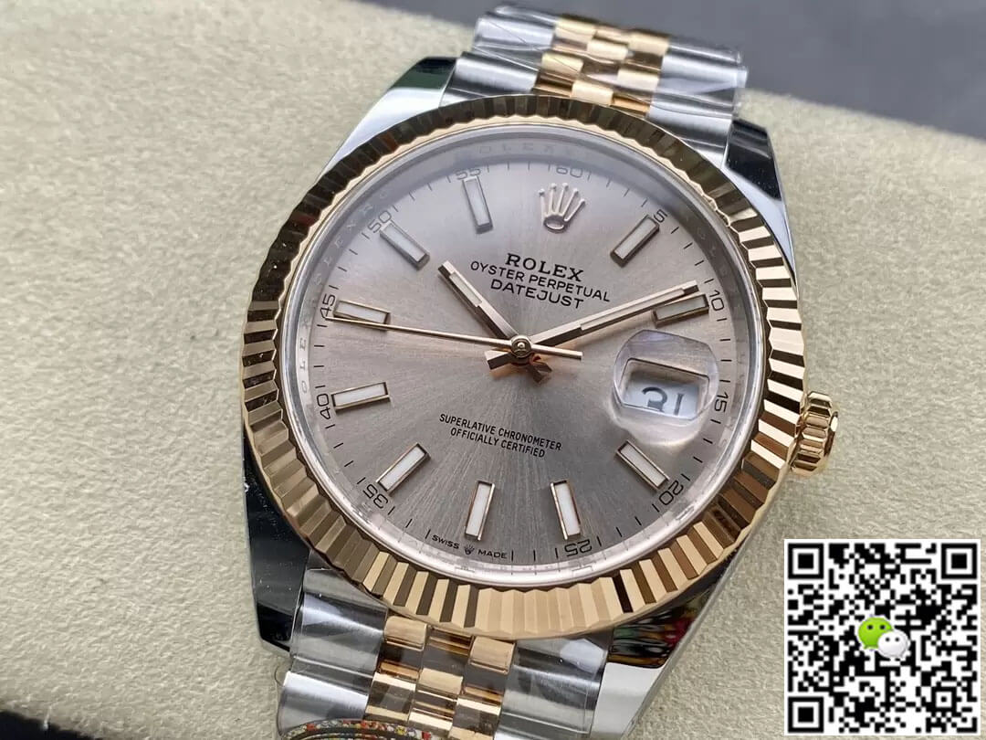 Rolex Datejust 41MM M126331-0010 Clean Factory Rose Gold