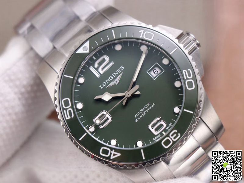 Longines Hydroconquest L3.781.4.06.6 ZF Factory Green Dial