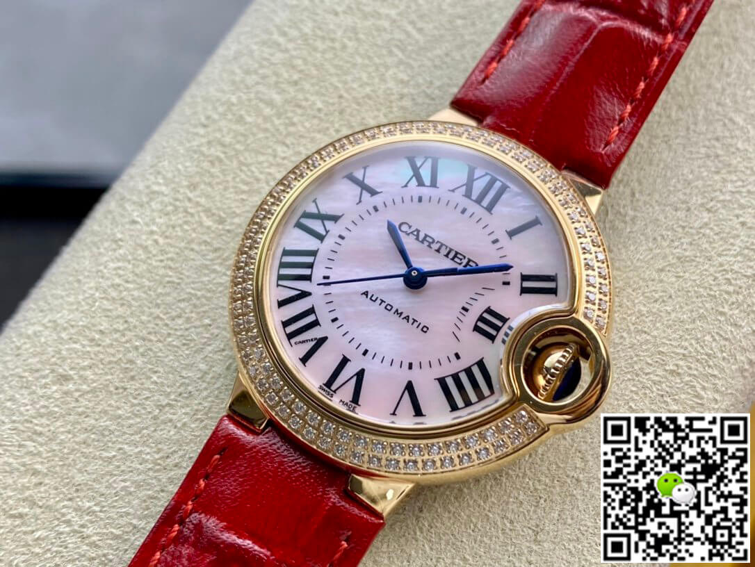 Ballon Bleu De Cartier 33MM WJBB0033 3K Factory Diamond Bezel