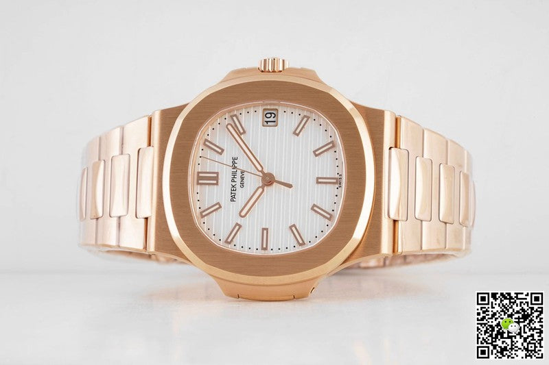 Patek Philippe Nautilus 5711/1R-001 PPF Factory V4 Rose Gold White Dial