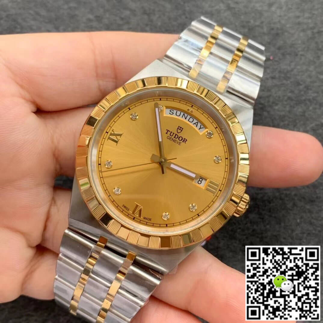 Tudor Royal M28603-0006 V7 Factory Champagne Dial