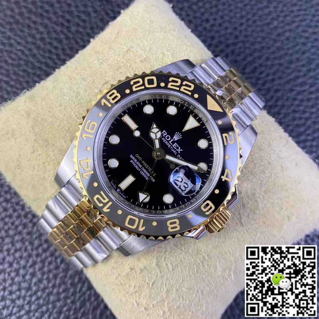 Rolex GMT Master II M126713grnr-0001 EW Factory Yellow Gold