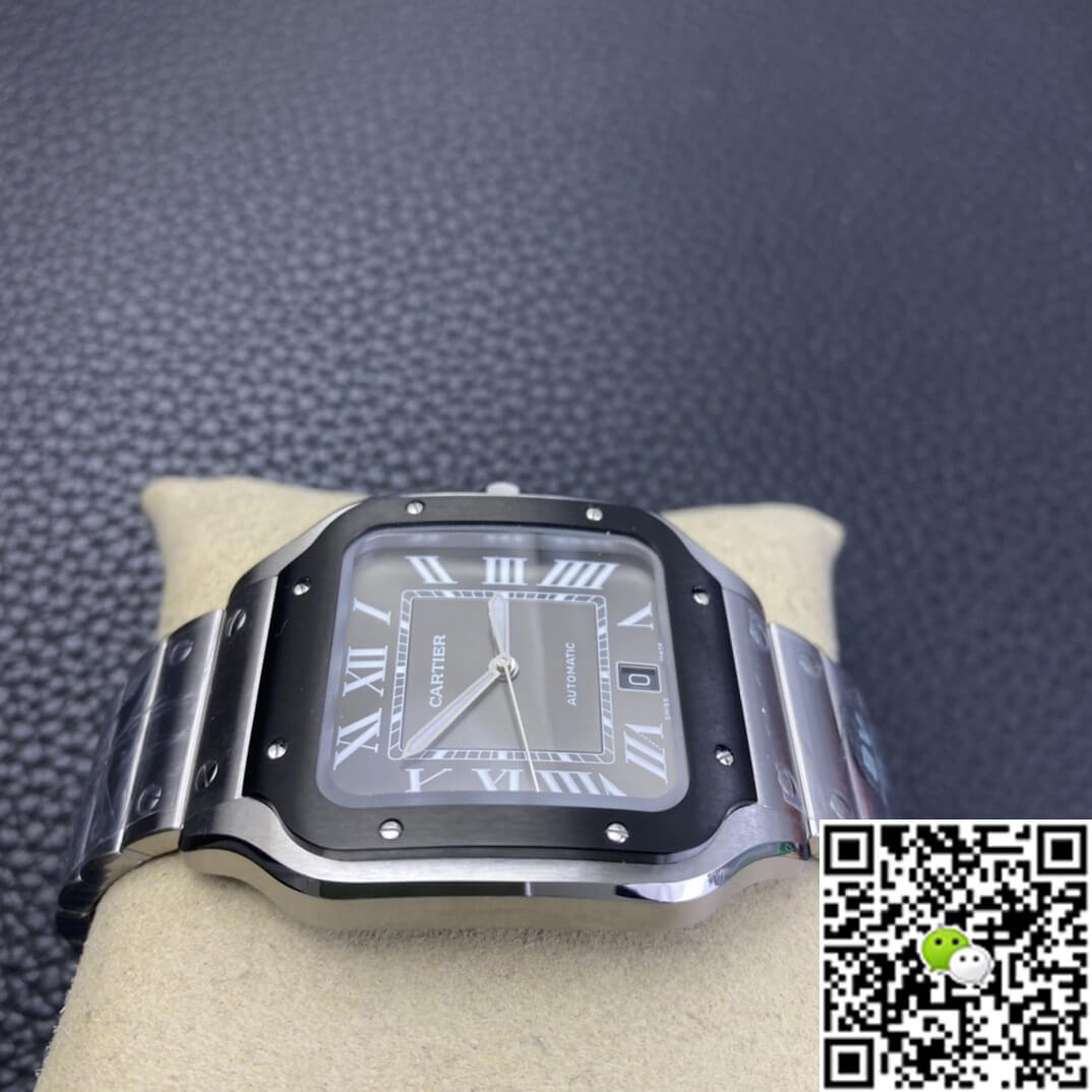 Cartier Santos WSSA0037 BV Factory Gray Dial