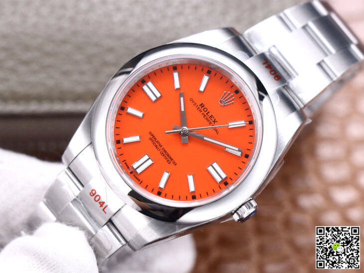 Rolex Oyster Perpetual M124300-0007 41MM EW Factory Coral Red Dial