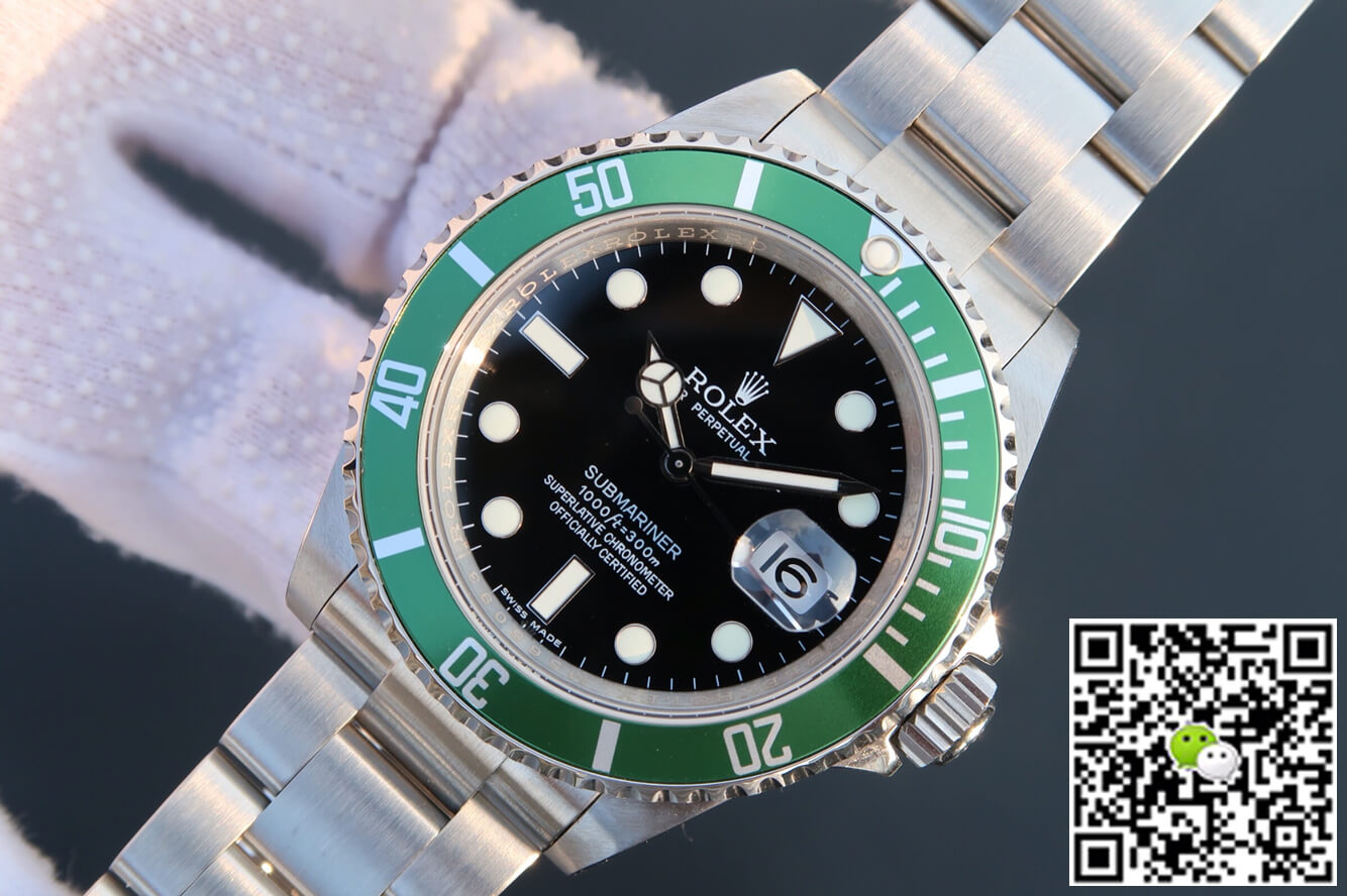 Rolex Submariner 16610LV-93250 JF Factory Green Bezel